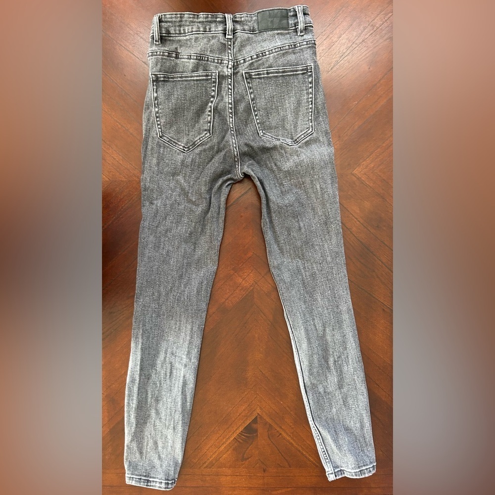 Zara Gray Jeans size 06 - Picture 7 of 8